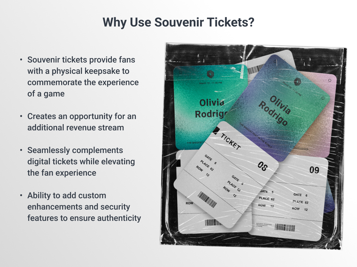 sourvenir tickets