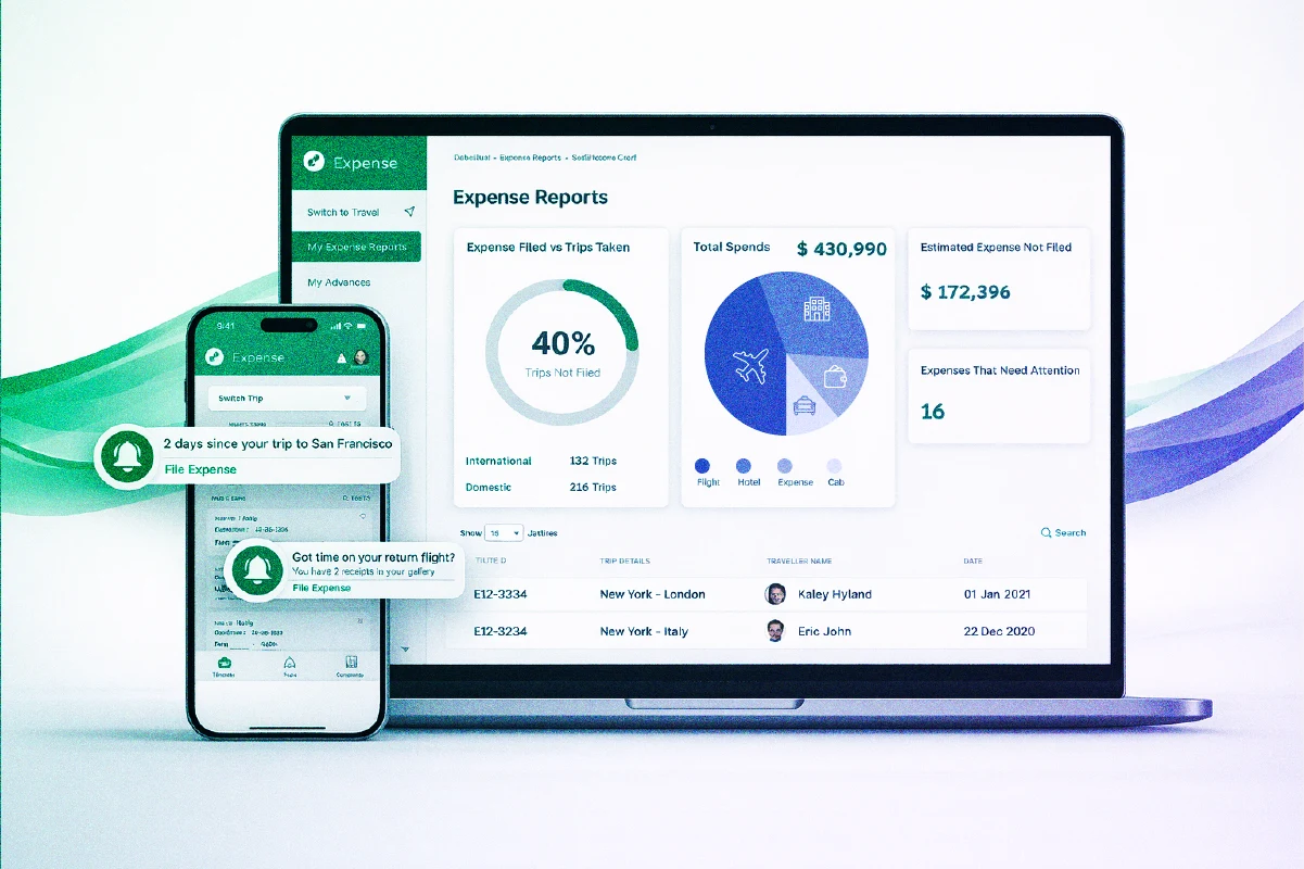 expense management data reporting