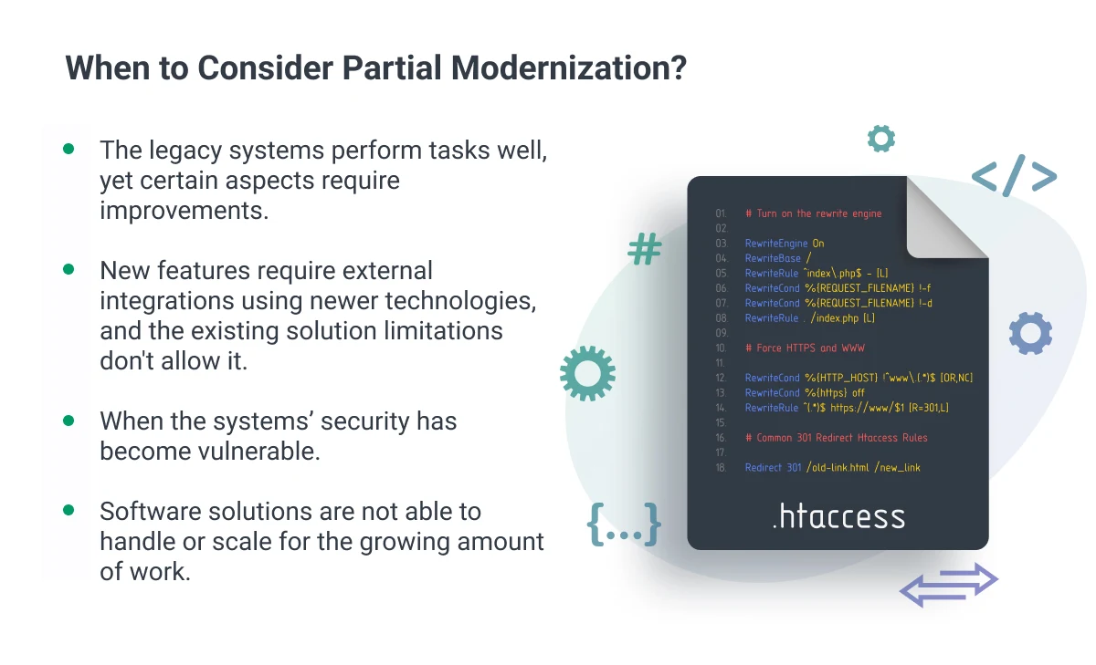 Why Consider Partial Modernization?