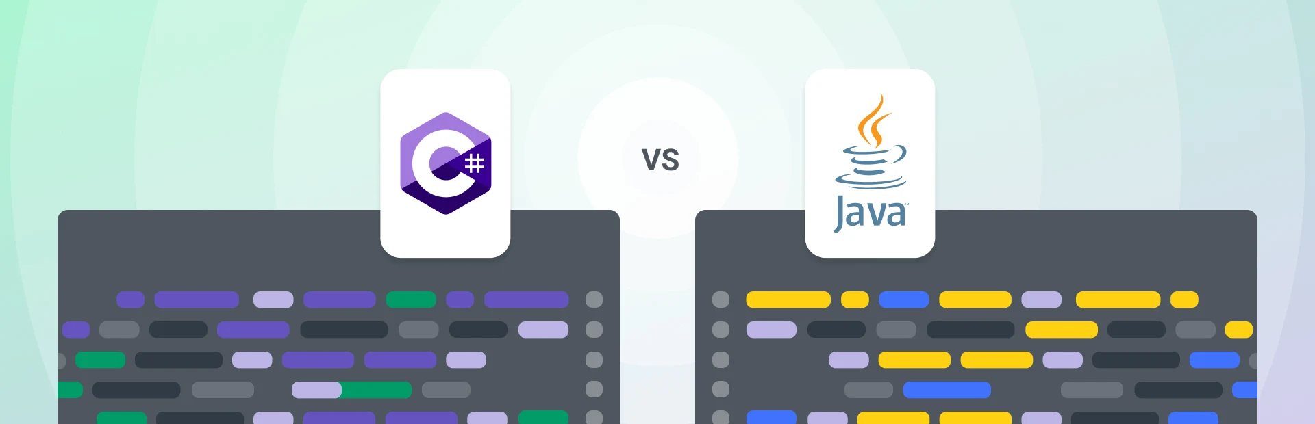 c sharp versus java