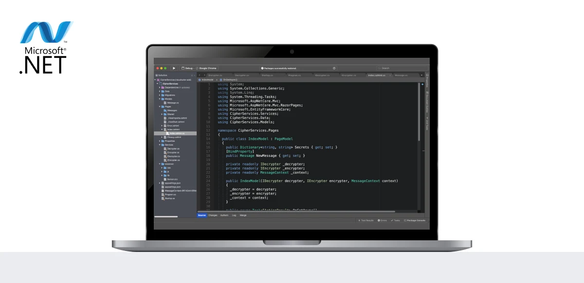 screen with .net dotnet